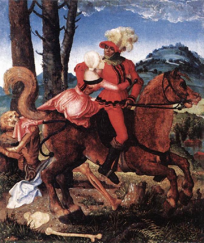 BALDUNG GRIEN, Hans The Knight, the Young Girl, and Death ddww